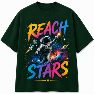 Camiseta de Manga Larga para Hombre, Cuello Redondo, Corte Regular, Casual, 100% Algodón Jersey, Estampado de Astronauta, Marca Sangita Garments - Product Image 1