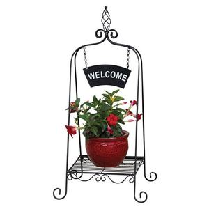 Soporte de hierro para colgar macetas en interiores, perfecto para apartamentos, eleva las plantas con un diseño vertical que ahorra espacio. - Product Image 6