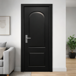 Porte intérieure moderne en composite bois durable, imperméable et anti-insectes pour salle de bain, chambre, salon, entrepôt - Product Image 2