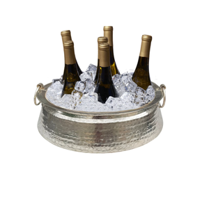 Refroidisseur à champagne de qualité supérieure, fournitures de bar, seau à glace en métal avec logo personnalisé, prix abordable, présentoir de comptoir, refroidisseur à vin américain - Product Image 1