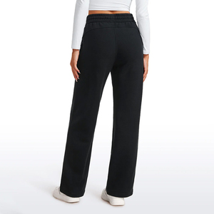 Pantalons de survêtement pour femmes personnalisables, impression de logo, étiquettes personnalisées, hiver, devant plat, respirant, écologique, yoga, gym - Product Image 5