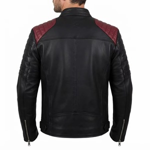 Chaqueta Safari para Hombre, Talla Grande, con Solapa Grande, Tejido de PU, Cierre de Cremallera, Casual, Impermeable, para Otoño, Servicio OEM - Product Image 4