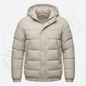 Veste polaire personnalisée à la mode pour homme Veste brillante Vestes en duvet - Product Image 2
