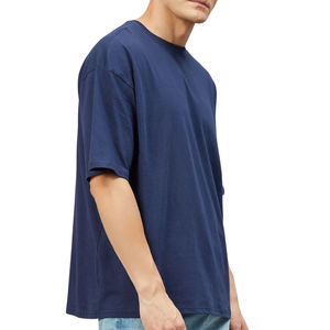 T-shirt personnalisé avec logo, couleur unie, vente en gros, haute qualité, t-shirt streetwear personnalisé premium, marque de mode de haute qualité - Product Image 3