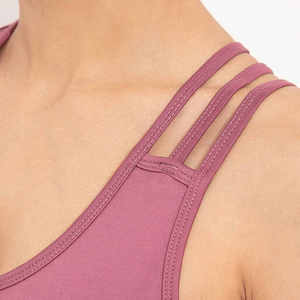 Sujetador Deportivo para Mujer, OEM ODM, Alta Calidad, Suave, Elástico, Transpirable, Ropa de Gimnasio, Servicio de Fabricación Personalizada - Product Image 4