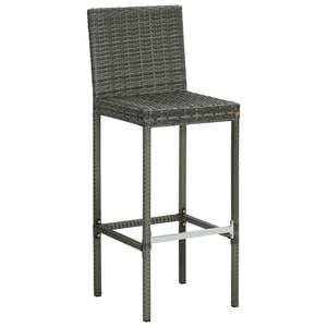 Ensemble de 2 tabourets de bar gris - Product Image 3