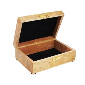 Boîte en bois gravée au laser personnalisée de qualité commerciale, boîte à bijoux gravée au laser, boîte de rangement, accessoire de vente en gros - Product Image 5