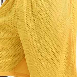 Shorts de sport en mesh pour homme personnalisés - Logo sur le devant, 100% polyester, légers, respirants, vêtements de sport pour la salle de sport - Product Image 3