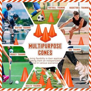 Marcador de Agilidad Numerado de PVC Suave Personalizable de Alta Calidad, Mini Marcador Ecológico y Duradero para Entrenamiento Deportivo al Aire Libre, Fútbol - Product Image 4
