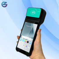 Z92手持安卓POS，带收据打印机条形码阅读器NFC双SIM 4G LTE WiFi，用于零售支付包裹计费
