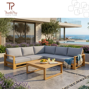 Ensemble de canapé 3 places au design modulaire moderne, structure en bois durable et coussins moelleux - Product Image 2