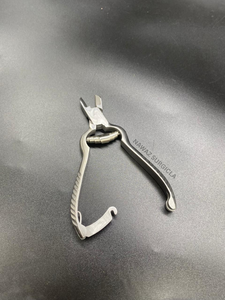 Coupe-ongles incurvé à ressort de 14 cm en acier inoxydable pour podologie, coupe-cuticules et ongles, outil de pédicure et manucure robuste pour doigts - Product Image 3