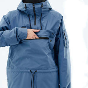 Chaqueta de Esquí Impermeable Azul para Hombre, con Capucha, Cortavientos, para Deportes de Nieve, con Aislamiento Sintético Gore-Tex y Cierre de Cremallera - Product Image 2