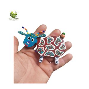 Arte Decorativo de Pared con Forma de Pez, Tallado a Mano y Pintado, Ecológico, Rústico y Colorido, con Diseño de Caballito de Mar, Adorno para el Hogar - Product Image 4