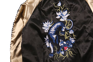 Embroidered Men's Fashion Casual Other Collar Loose Zipper Canvas Front Cardigan <b>Jacket</b> Autumn Coat Teen <b>pilot</b> Baseball <b>Jackets</b> - Product Image 3