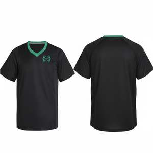 Maillots de rugby et de football américain sur mesure en gros, grande taille, maille respirante, séchage rapide, manches courtes - Product Image 1