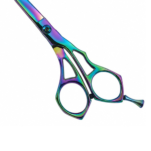 Ciseaux de coiffure professionnels de haute qualité avec logo personnalisé, ciseaux de barbier en titane, ciseaux de coupe pour salon - Product Image 5