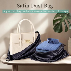 Sac de protection de luxe anti-taches avec fermeture éclair et logo personnalisé pour sacs à main, chaussures, montres, bijoux et solutions d'emballage pour boutiques - Product Image 3