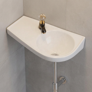 Compact White Ceramic Corner Countertop Wash Basin 15x15 Modern Bathroom Vanity Sink Space Saving Bowl - Product Image 2