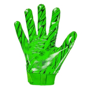 Gants de sport d'extérieur à doigts entiers, motif rayé vert tigre, antidérapants, unisexes, toutes saisons, en PU, fermeture à enfiler - Product Image 4