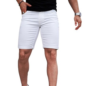 Pantalones Cortos de Moda para Hombre, Diseño Moderno, Estampados, Estilo Vintage, Lavados, Elásticos, Hasta la Rodilla, Venta al Por Mayor, OEM, Corte Ajustado - Product Image 4