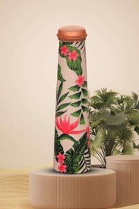 Botella de Cobre de Boca Ancha, Diseño Ecológico y de Lujo, Fácil de Llenar y Limpiar, para Uso Diario de Agua en Cocina, Hogar y Oficina, Premium - Product Image 5