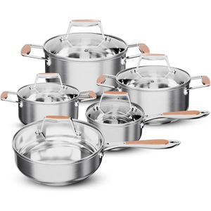 Juego de Woks Resistentes con Asas de Agarre Cómodo, Forma Redonda Profunda, Distribución Uniforme del Calor, Superficie de Cocción Duradera - Product Image 1