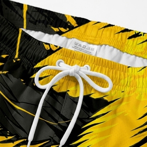 Conjunto de Uniforme de Baloncesto Sublimado Personalizado, Transpirable, de Malla, Amarillo y Negro, Nombre del Equipo 00, Unisex, Secado Rápido, Ropa Deportiva para Todas las Temporadas - Product Image 6