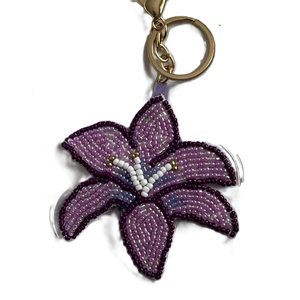 Beaded Embroidery Keychain <b>Charm</b> Handmade Eco-Friendly Stylish Seed Beads Beaded Embroidery <b>Bag</b> <b>Charm</b> For Handbags - Product Image 6