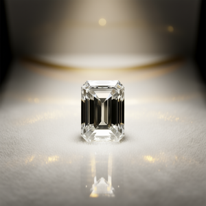 Diamant émeraude VVS2 de 8,09 carats certifié IGI, cultivé en laboratoire, neuf, non monté - Product Image 3