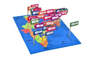 Naksha 2.0 - Conozca Bharat más allá del mapa. Mayor grosor de espuma y incluye banderas. - Product Image 3