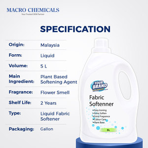 Suavizante de Telas OEM de Malasia, el Más Vendido, con Fragancia Duradera, Extra Suavidad, Acondicionador Líquido para Ropa, 5L (Galon) - Product Image 6