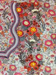 Robe d'été grande taille pour femme, brodée florale, ornée de perles et de sequins, taille naturelle, tenue de soirée élégante - Product Image 1