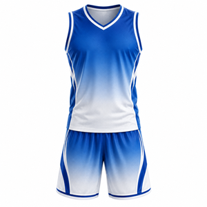 Uniforme de basket-ball personnalisé avec nom et numéro, respirant, séchage rapide, 100% polyester, vêtements d'équipe, vente en ligne - Product Image 1