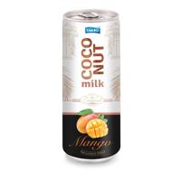 100% Kokoswater Tropisch Fruit Sap met Passievrucht & Mango smaak, rijk aan voedingsstoffen, NFC gecertificeerd, 330ml aluminium blik