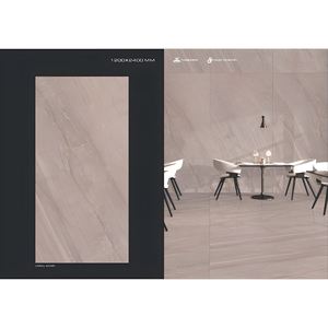 Dalles en pierre frittée Jumbo 1200x2400mm aspect marbre noir pour sol et mur de villa de luxe, carreaux en porcelaine émaillée - Product Image 4