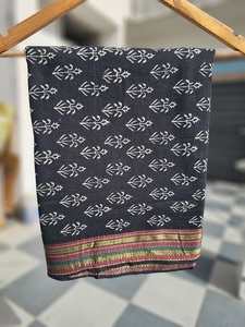 Paréo Sarong en Coton Imprimé à la Main de Qualité Export, Écharpe Florale, Stole et Dupatta Légers et Écologiques pour la Plage - Product Image 3