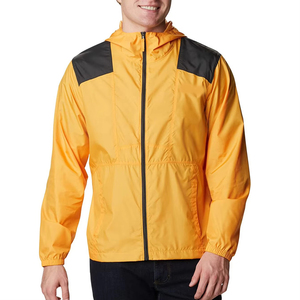 Manufacturer Custom Men Lightweight Waterproof Windproof Nylon <b>Zip</b> <b>up</b> <b>Jackets</b> Nylon Windbreaker <b>Jackets</b> - Product Image 1