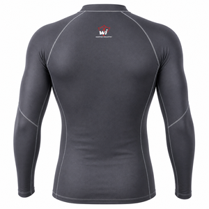 High Quality Breathable Long MMA Private Label <b>Compression</b> Rash Guard <b>Shirt</b> UPF50 Protection Polyester/Nylon Silk Screen Printed - Product Image 3