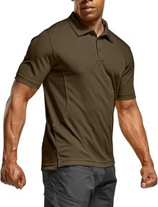 Camisa Casual Personalizada para Hombre, con Bolsillo, Antiarrugas, de Spandex/Poliéster, para Golf, Uniformes, Venta al Por Mayor, OEM/ODM - Product Image 2