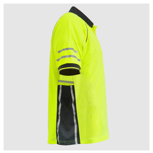 Chemises polo de sécurité, chemises réfléchissantes haute visibilité, chemises de travail à manches courtes pour hommes - Product Image 6