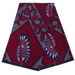 Tela Africana de Alta Calidad con Estampado de Cera Dakar y Ankara 100% Algodón, Perfecta para Diseños de Moda Tradicional y Moderna - Product Image 1