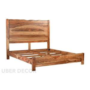 เตียงแผงแบบหีบที่ทำด้วยมือดีไซน์ไม้สไตล์อินเดียเหนือกาลเวลาสำหรับการตกแต่งบ้านที่ทนทาน - Product Image 4