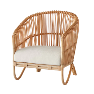 Wholesale Eco-Friendly Rattan <b>Chair</b> Wicker Leisure <b>Chair</b> Oversized Indoor Outdoor Bedroom Living Room Patio Backyard Vietnam - Product Image 2