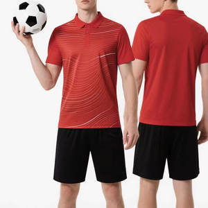 Professional Men's Soccer Uniform Short Sleeve Football <b>Shirt</b>-Lightweight Quick Dry Breathable Performance Training Match - Product Image 5