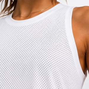 Custom Women <b>Mesh</b> Tank <b>Top</b> Sleeveless Sports Gym Fitness Workout Training Vest Quick Dry Lightweight Design tank <b>Top</b> - Product Image 6