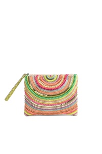 Belle pochette à monnaie brodée à la main en perles jaunes bleues blanches Choix de couleur personnalisable pour l'artisanat de couture au point de croix - Product Image 3