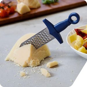 Durable Rust-Proof Metal Handheld <b>Cheese</b> <b>Grater</b> Sword-Shaped <b>Cheese</b> Chocolate Spices Tool with Cute Kitc - Product Image 2