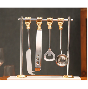 Ensemble d'outils de bar en laiton, meilleur prix pour usage hôtelier, ensemble d'outils de barman en laiton, qualité durable pour la décoration du comptoir de bar - Product Image 2