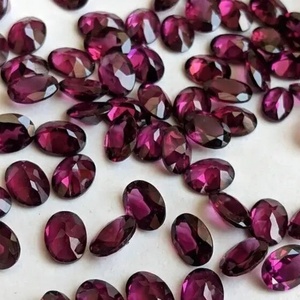 Compre Piedras de Granate Rodolita Natural Púrpura de 8x10 mm, Forma Ovalada Facetada, Granate de Primera Calidad, Proveedores de Gemas Sueltas de la India - Product Image 2